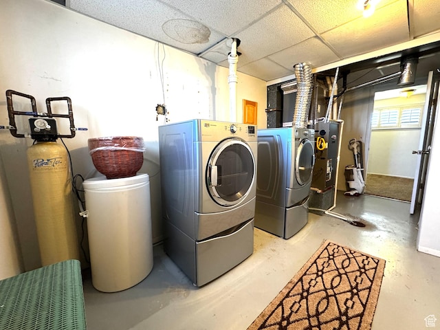 500 W Clark St S, Grantsville, UT 84029 - clothes washing area with laundry area and washer and clothes dryer