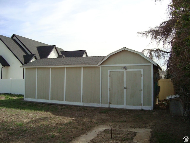 500 W Clark St S, Grantsville, UT 84029 - view of shed featuring fence