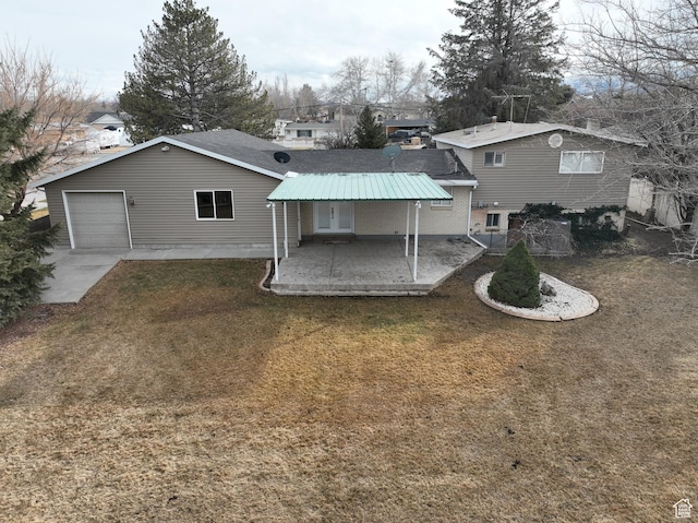 500 W Clark St S, Grantsville, UT 84029 - rear view of house with a yard and a patio area