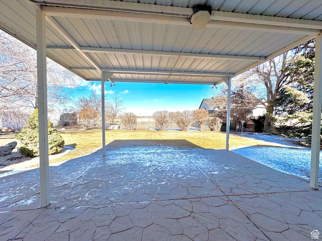500 W Clark St S, Grantsville, UT 84029 - view of patio featuring a carport