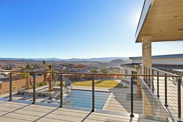 20 N Cliffside Dr, Washington, UT 84780 - balcony with a mountain view