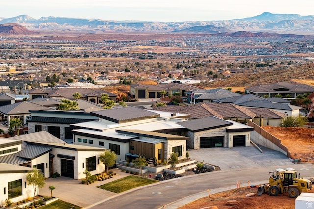 20 N Cliffside Dr, Washington, UT 84780 - drone / aerial view with a residential view and a mountain view