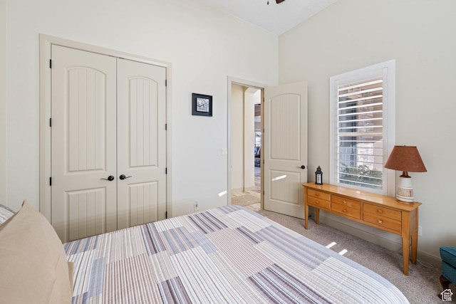 1512 Cholla Dr, Toquerville, UT 84774 - bedroom with a closet and light colored carpet