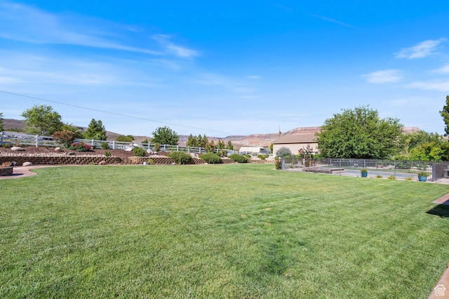 1512 Cholla Dr, Toquerville, UT 84774 - view of yard with a garden