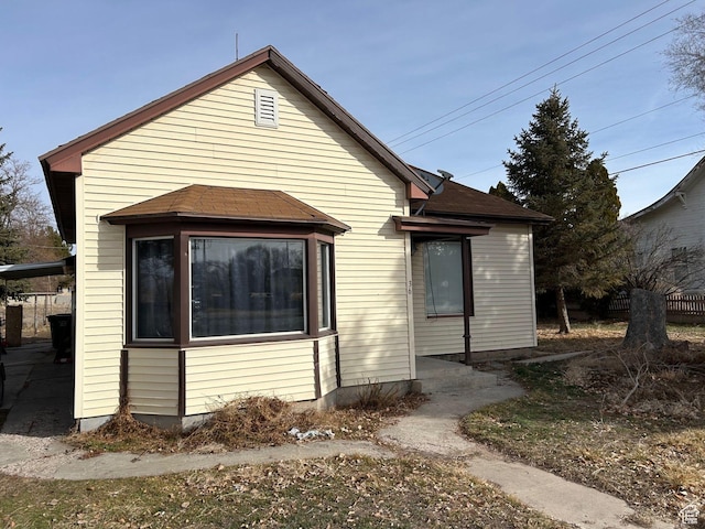 view of rear view of house