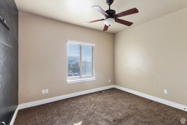 11513 S Jackson Downs Way S, Jordan, UT 84095 - unfurnished room featuring ceiling fan and carpet floors