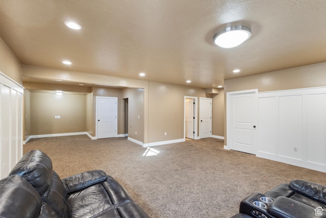 11513 S Jackson Downs Way S, Jordan, UT 84095 - living room featuring carpet and a textured ceiling