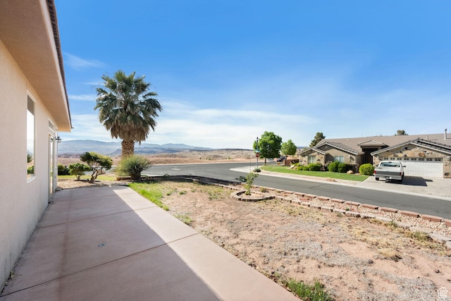 3523 S Desert Hills Dr, St George, UT 84790 - view of yard featuring a mountain view