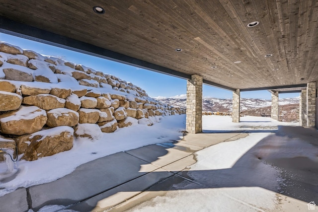 2738 Longspur Ln, Park City, UT 84098 - exterior details featuring a mountain view