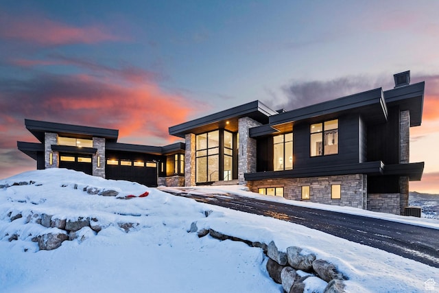 2738 Longspur Ln, Park City, UT 84098 - view of front of property with central air condition unit
