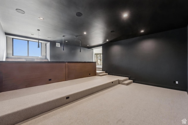 2738 Longspur Ln, Park City, UT 84098 - view of carpeted cinema room