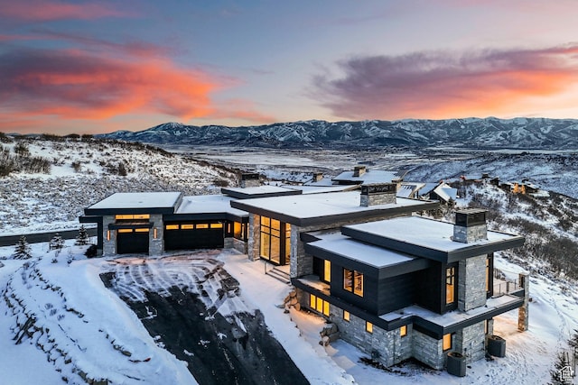 2738 Longspur Ln, Park City, UT 84098 - exterior space with central AC unit and a mountain view