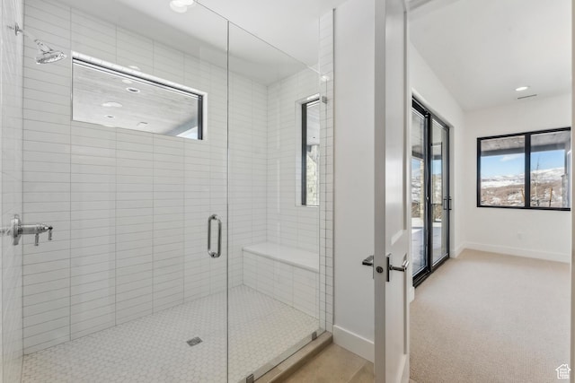 2738 Longspur Ln, Park City, UT 84098 - bathroom featuring an enclosed shower