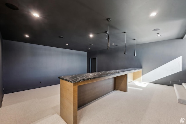 2738 Longspur Ln, Park City, UT 84098 - bar with light carpet and decorative light fixtures