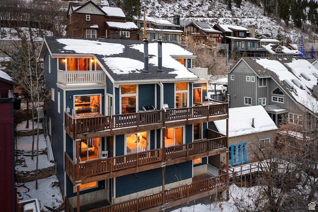 236 Norfolk Ave, Park City, UT 84060 - view of snow covered rear of property
