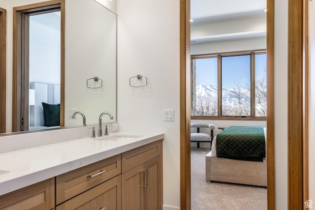 9791 N Uinta Dr, Kamas, UT 84036 - ensuite bathroom featuring double vanity, a sink, and ensuite bathroom
