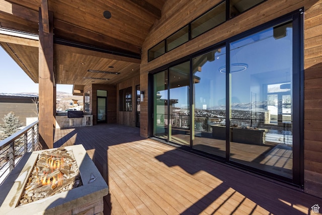 9791 N Uinta Dr, Kamas, UT 84036 - view of wooden deck