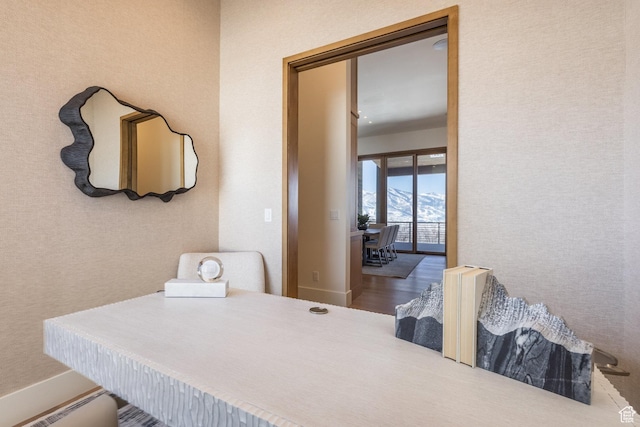 9791 N Uinta Dr, Kamas, UT 84036 - home office featuring wood finished floors
