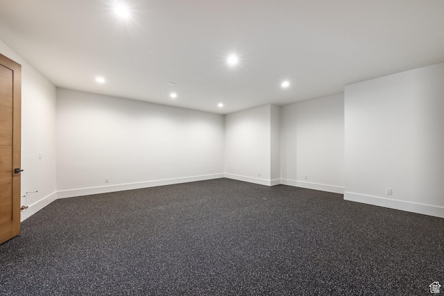 9791 N Uinta Dr, Kamas, UT 84036 - spare room featuring baseboards and recessed lighting