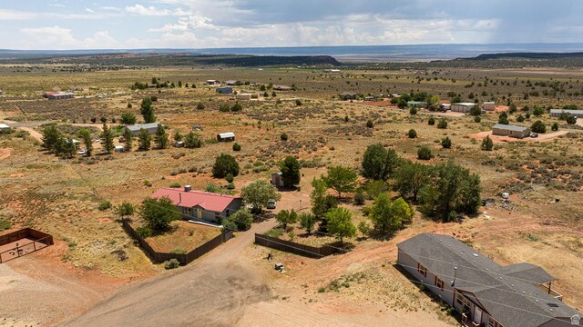 1361 S Roadrunner Cir, Kanab, UT 84741 - birds eye view of property with a rural view