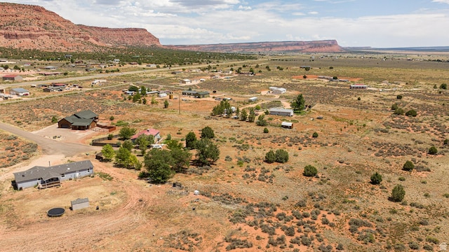 1361 S Roadrunner Cir, Kanab, UT 84741 - bird's eye view featuring a rural view and a mountain view