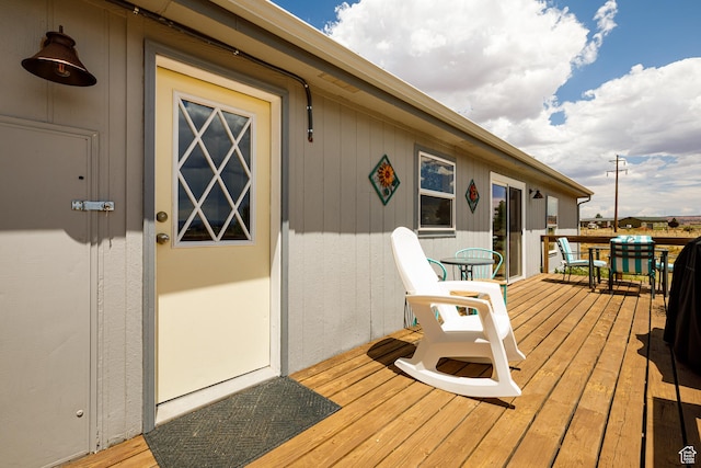1361 S Roadrunner Cir, Kanab, UT 84741 - view of wooden terrace