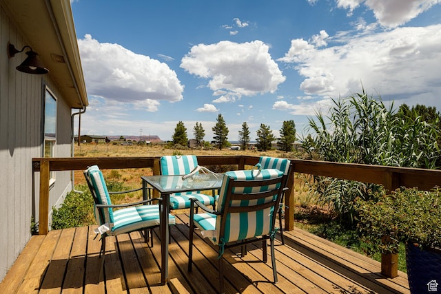 1361 S Roadrunner Cir, Kanab, UT 84741 - view of wooden deck