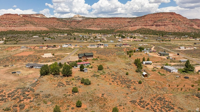 1361 S Roadrunner Cir, Kanab, UT 84741 - bird's eye view featuring a mountain view