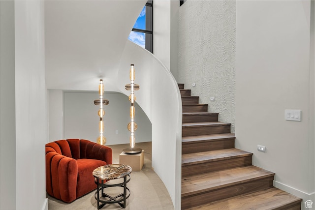 63 E Colima Rd, Washington, UT 84780 - staircase with a towering ceiling