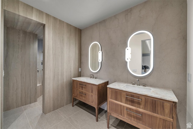 63 E Colima Rd, Washington, UT 84780 - bathroom featuring tile patterned flooring and two vanities