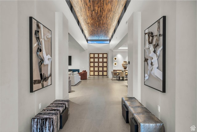63 E Colima Rd, Washington, UT 84780 - corridor with wood ceiling