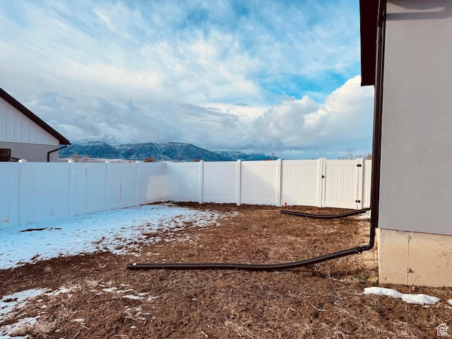 205 W 400 S, Ephraim, UT 84627 - fenced backyard with a mountain view