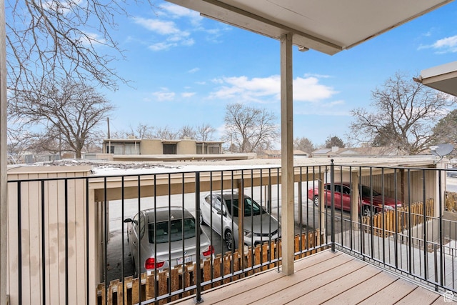4409 S Rosehaven Ct Unit B, West Valley City, UT 84120 - view of wooden deck