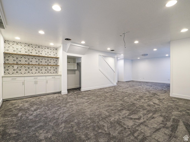 13364 S Stone Hayes Ct, Herriman, UT 84096 - basement with dark carpet