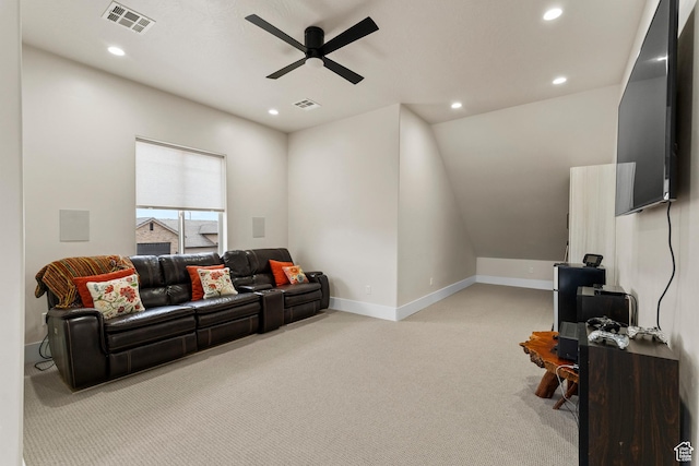 802 E Prairie Way, Washington, UT 84780 - carpeted living room with ceiling fan