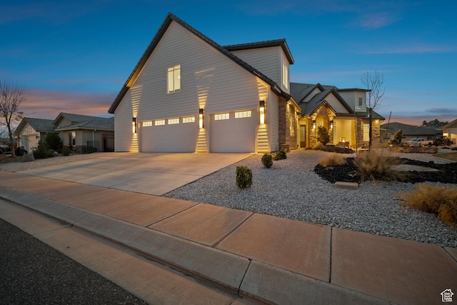 802 E Prairie Way, Washington, UT 84780 - view of front of home featuring a garage