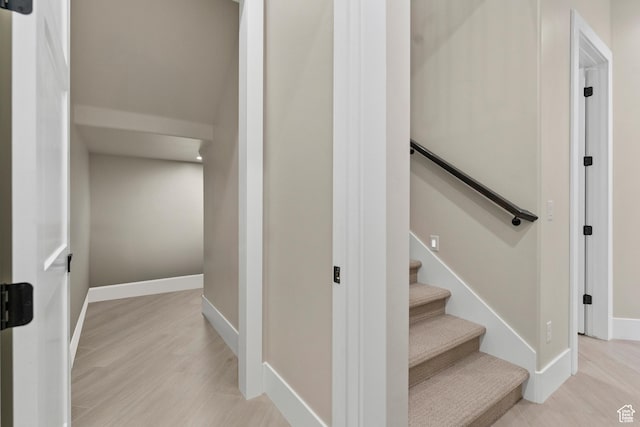 802 E Prairie Way, Washington, UT 84780 - stairway with hardwood / wood-style flooring