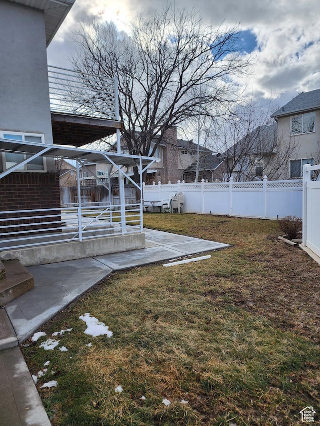 8298 S Arlington Ct, West Jordan, UT 84088 - view of yard with a patio