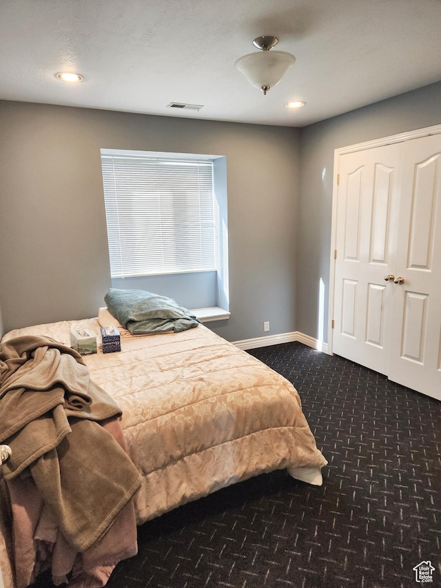 8298 S Arlington Ct, West Jordan, UT 84088 - bedroom with dark colored carpet