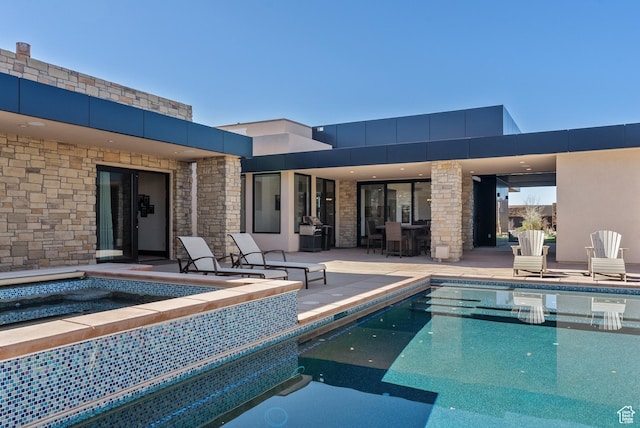 2015 S Pinnacle Cir, St George, UT 84790 - view of swimming pool with a patio