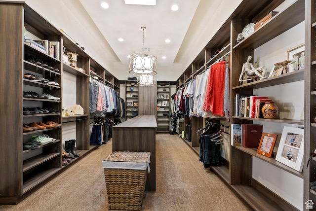 2015 S Pinnacle Cir, St George, UT 84790 - spacious closet with light carpet and a chandelier