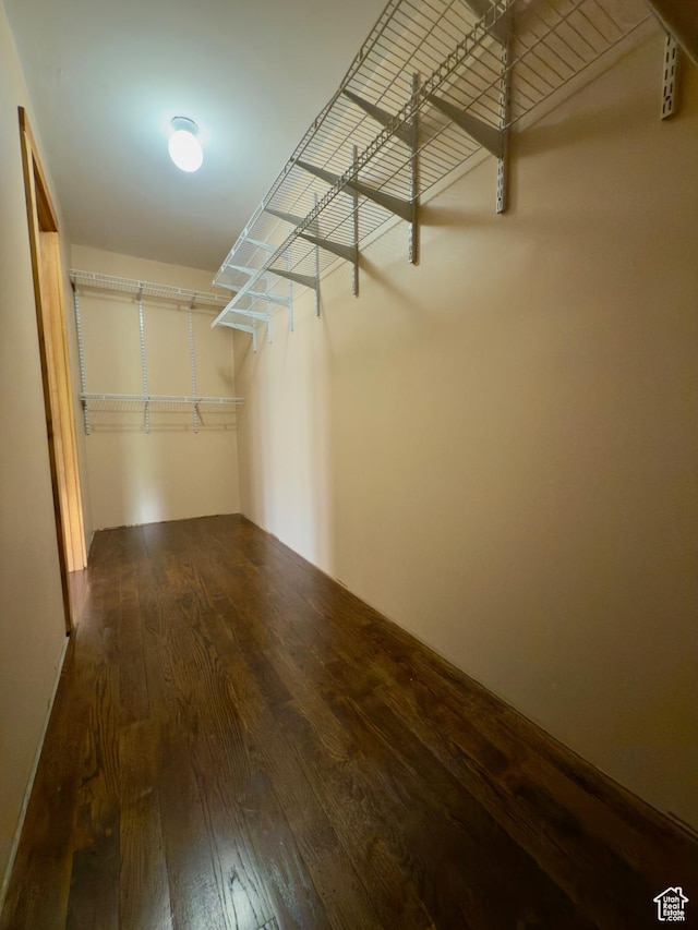 485 S Woodland Hills Dr, Woodland Hills, UT 84653 - spacious closet featuring dark wood finished floors