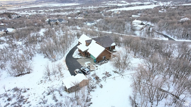 485 S Woodland Hills Dr, Woodland Hills, UT 84653 - view of snowy aerial view