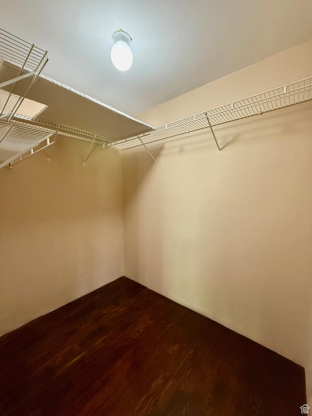 485 S Woodland Hills Dr, Woodland Hills, UT 84653 - walk in closet featuring dark wood-type flooring