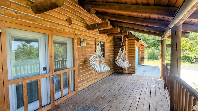 485 S Woodland Hills Dr, Woodland Hills, UT 84653 - view of deck