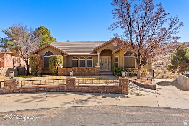view of front of home
