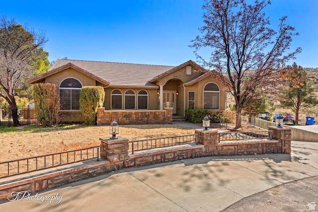 view of front of home