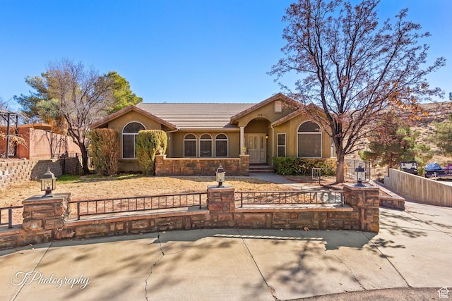 view of ranch-style home