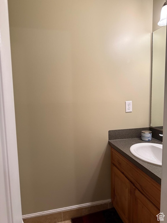 2044 N Evans Cove Loop W, Layton, UT 84041 - bathroom featuring vanity and baseboards
