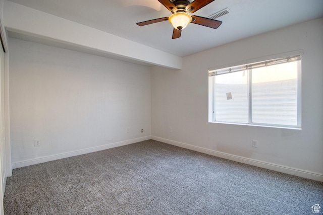 1247 S Alpine Dr, Saratoga Springs, UT 84045 - carpeted spare room with baseboards and ceiling fan